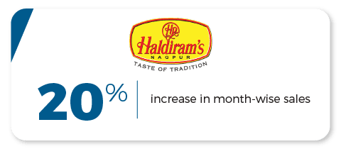 Haldirams sales