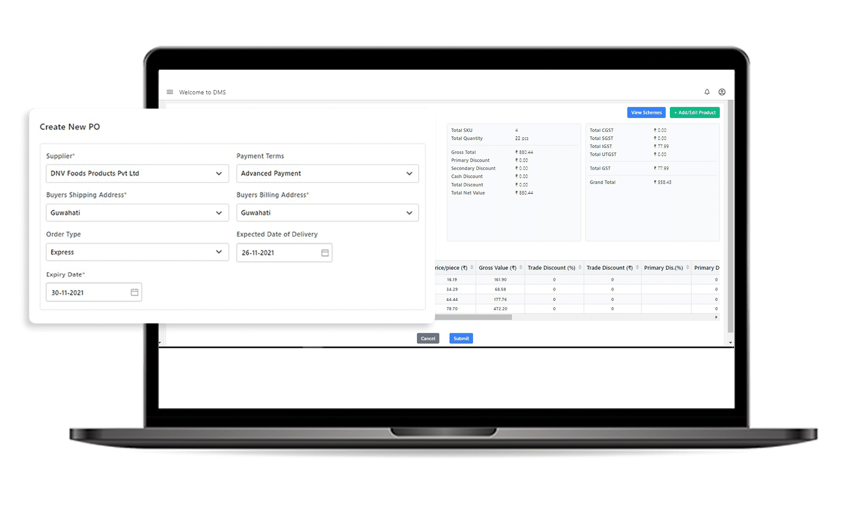 purchase order management